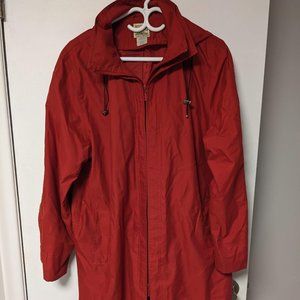 Vintage Travel Smith Red Trench Coat